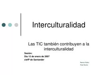 interculturalidad