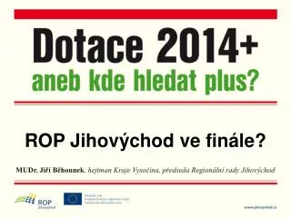 rop jihov chod ve fin le
