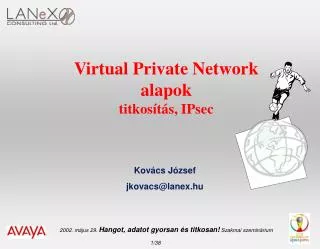 virtual private network alapok titkos t s ipsec