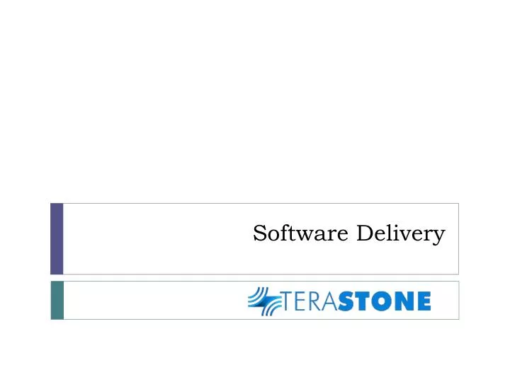 software delivery