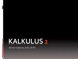kalkulus 2