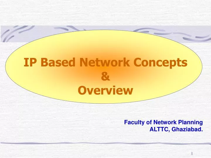 ip based network concepts overview