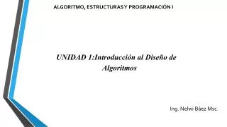 algoritmo estructuras y programaci n i