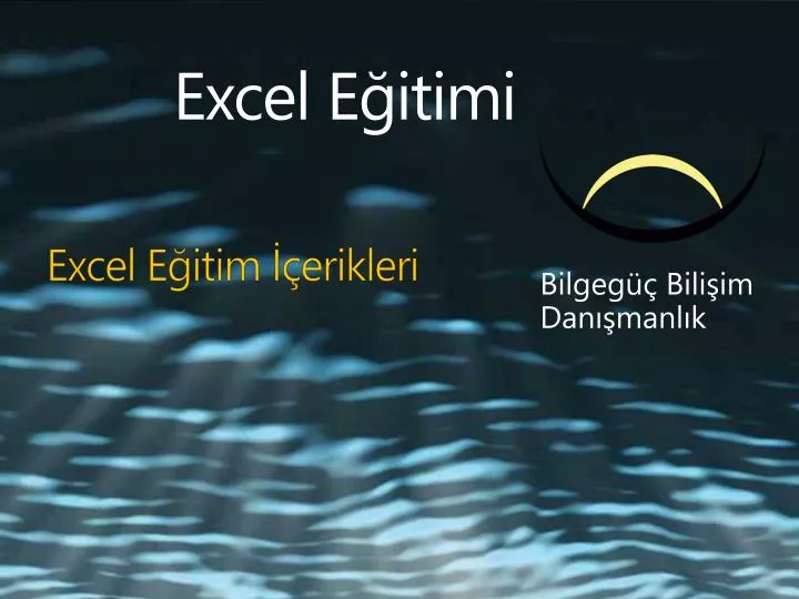 excel e itim erikleri