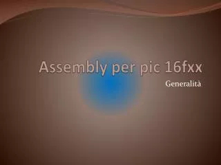 assembly per pic 16fxx