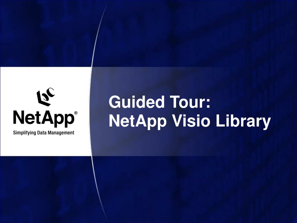 PPT - Guided Tour: NetApp Visio Library PowerPoint Presentation, free ...