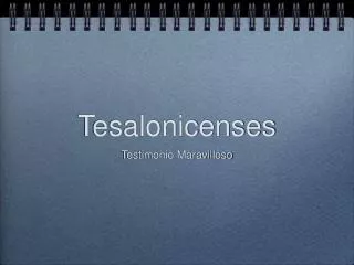 tesalonicenses