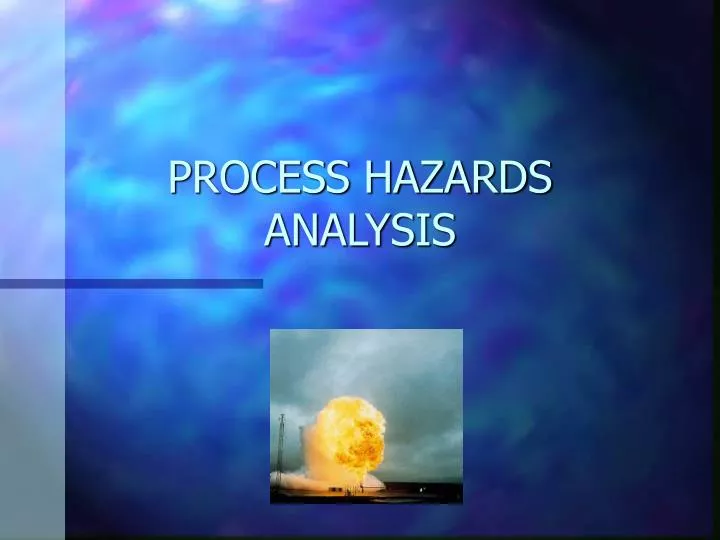 process hazards analysis