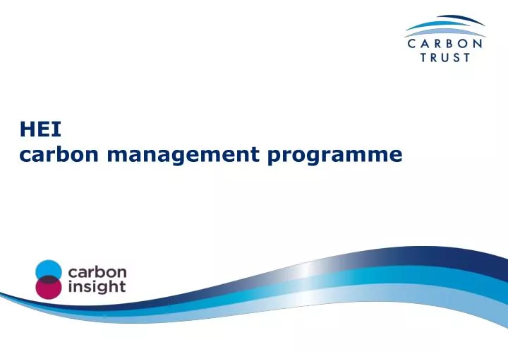 hei carbon management programme