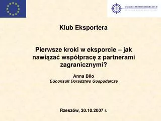 pierwsze kroki w eksporcie jak nawi za wsp prac z partnerami zagranicznymi