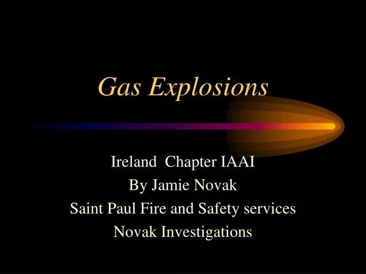 gas explosions
