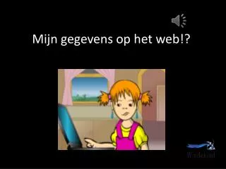 mijn gegevens op het web