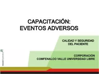 capacitaci n eventos adversos