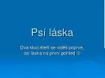 Psí láska - slide 1