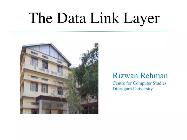 rizwan rehman centre for computer studies dibrugarh university