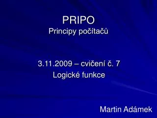 pripo principy po ta