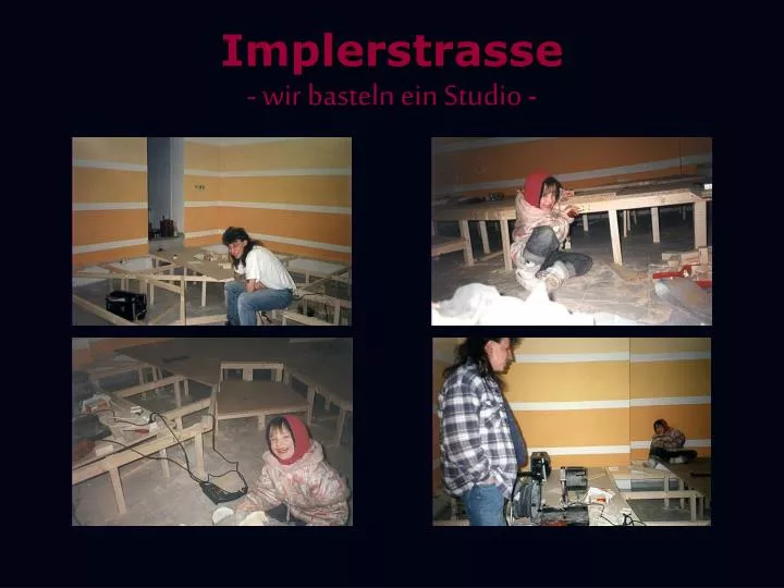 implerstrasse wir basteln ein studio