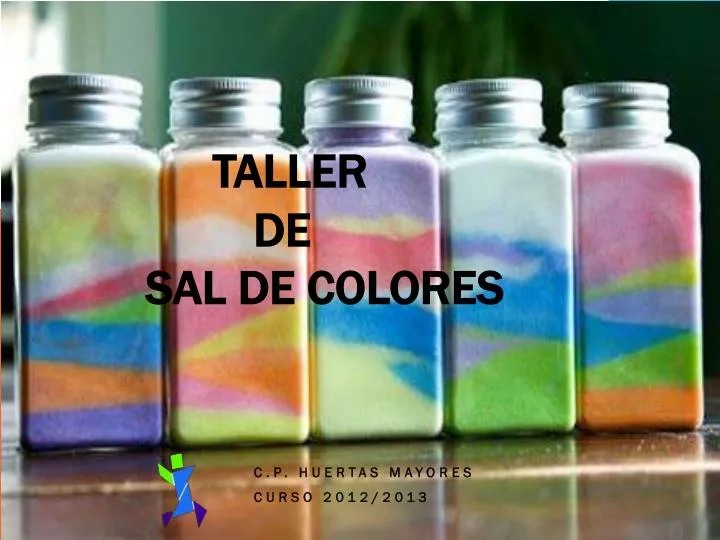 taller de sal de colores