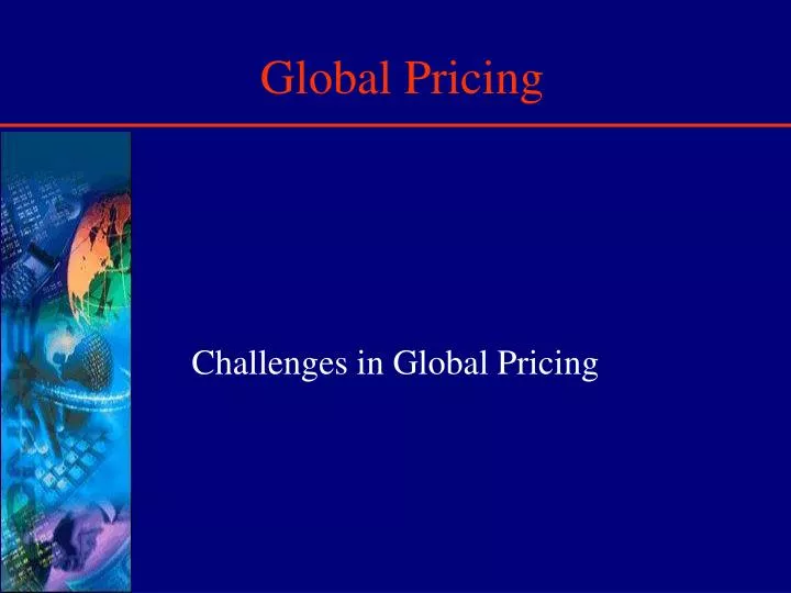 global pricing