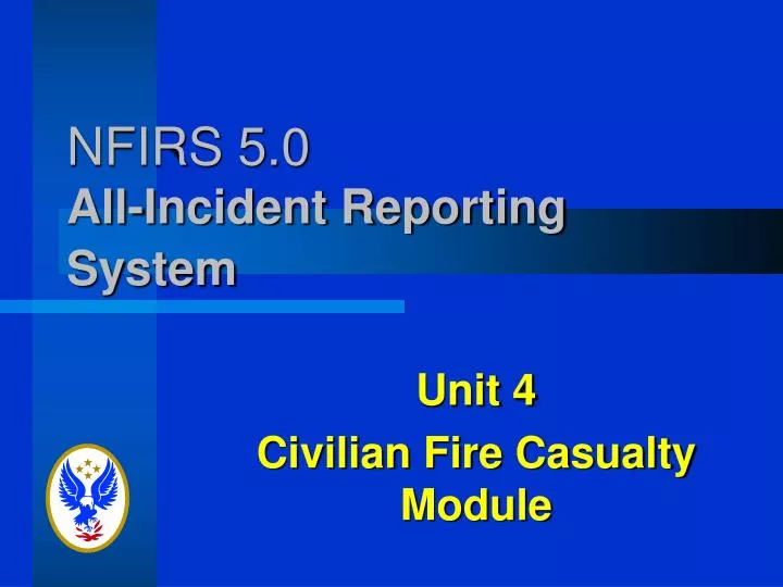 nfirs 5 0 all incident reporting system