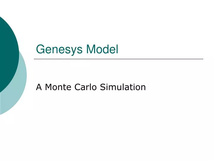 genesys model