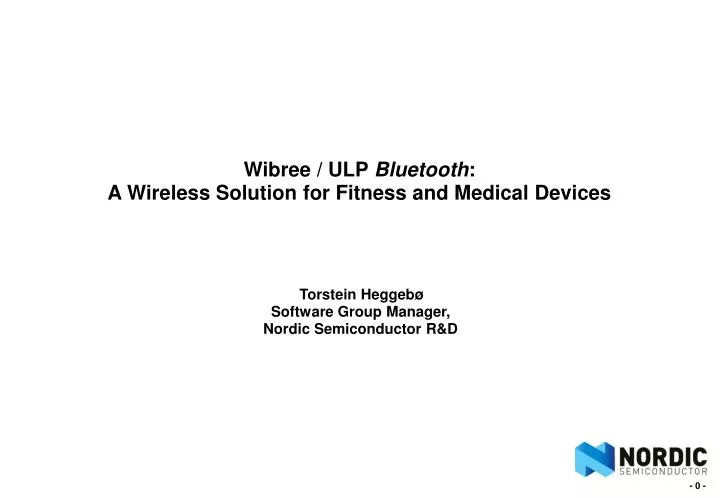 wibree ulp bluetooth a wireless solution for fitness and medical devices
