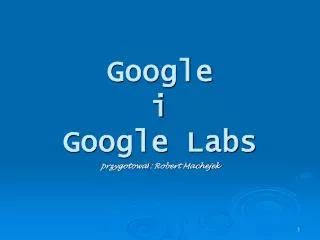 google i google labs