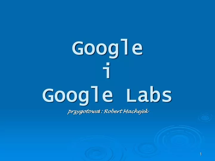 google i google labs