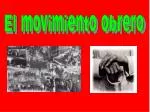 El movimiento obrero - slide 1