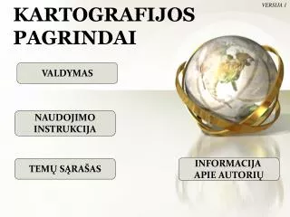 kartografijos pagrindai