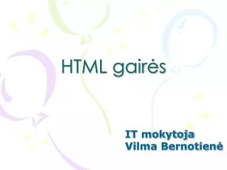 html gair s