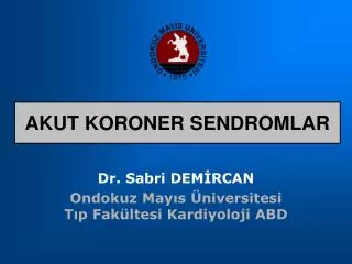 akut koroner sendromlar