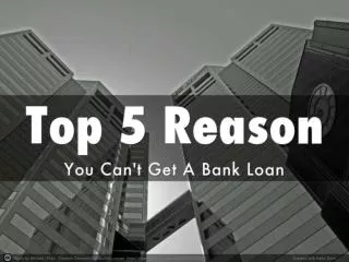 Pedro Torres Ciliberto - Top 5 Reasons To Not Get a Loan