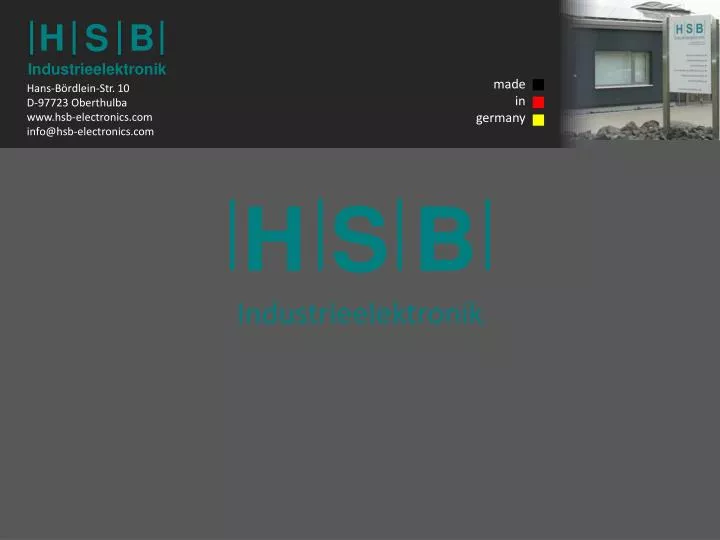 h s b industrieelektronik