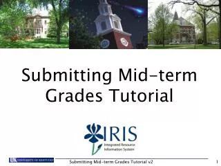 Submitting Mid-term Grades Tutorial