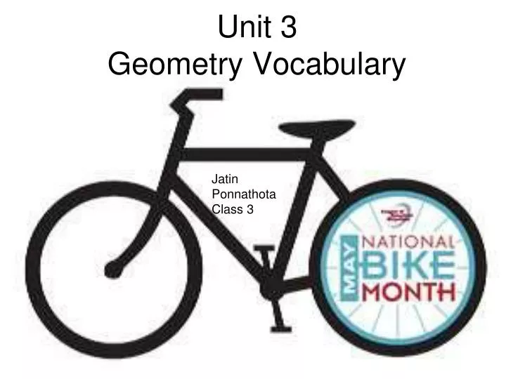 unit 3 geometry vocabulary