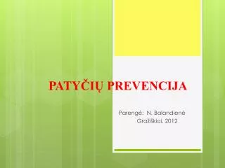 paty i prevencija
