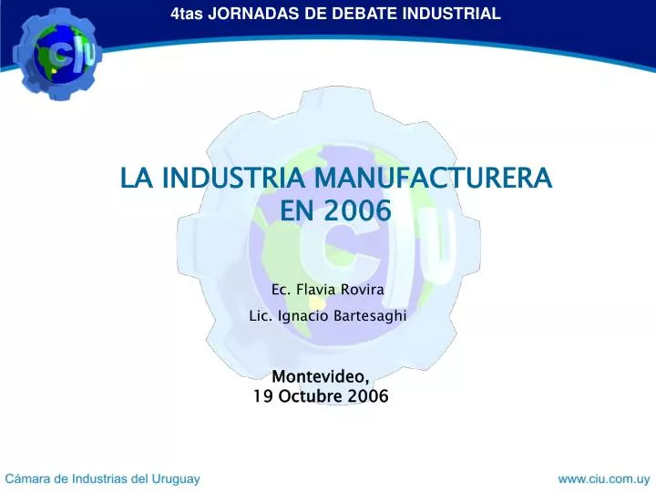 la industria manufacturera en 2006