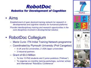 robotdoc robotics for development of cognition