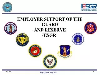 EMPLOYER SUPPORT OF THE GUARD AND RESERVE (ESGR)