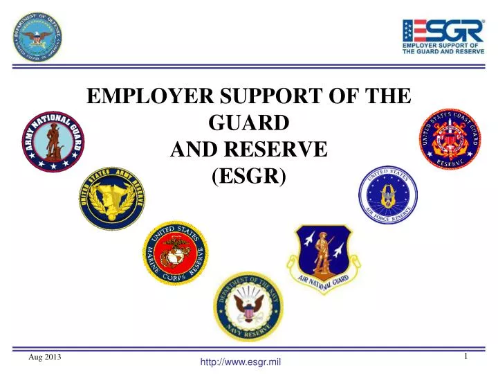 employer support of the guard and reserve esgr