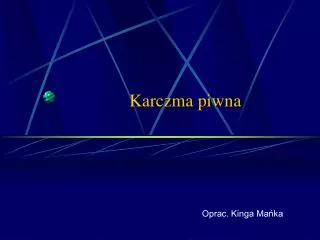 karczma piwna