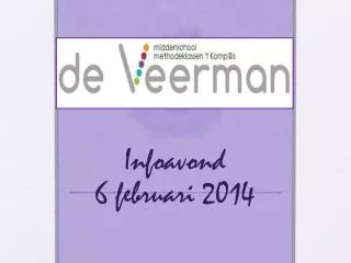 infoavond 6 februari 2014