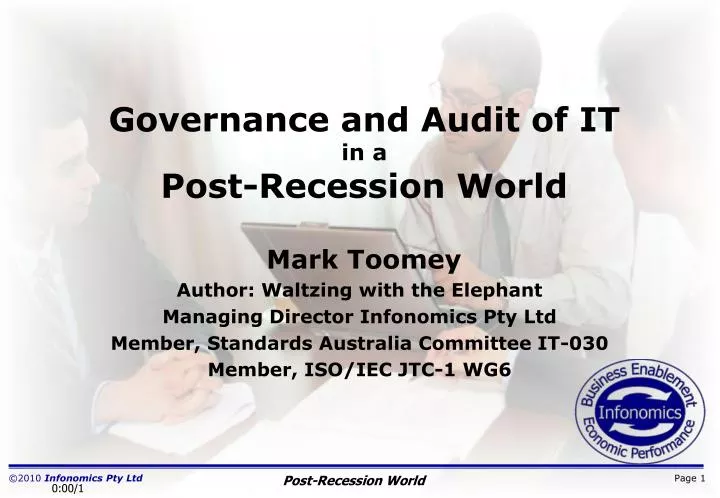 governance and audit of it in a post recession world