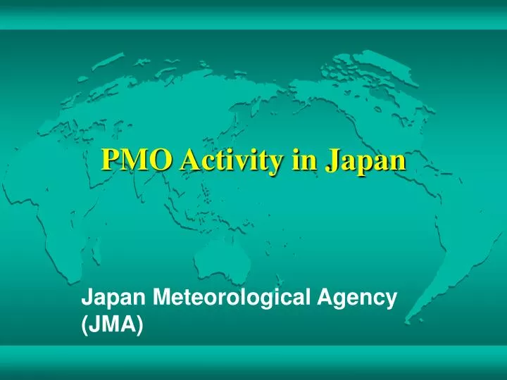 pmo activity in japan
