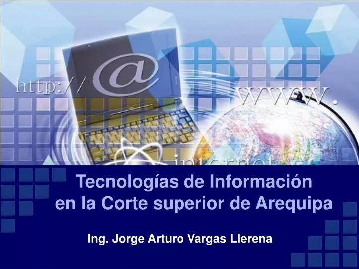 tecnolog as de informaci n en la corte superior de arequipa