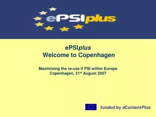 ePSI plus Welcome to Copenhagen
