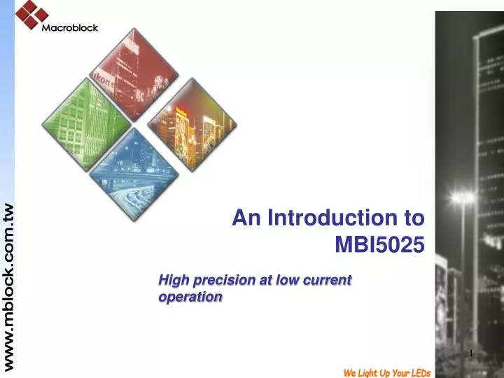 an introduction to mbi5025