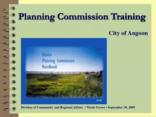 planning commission training