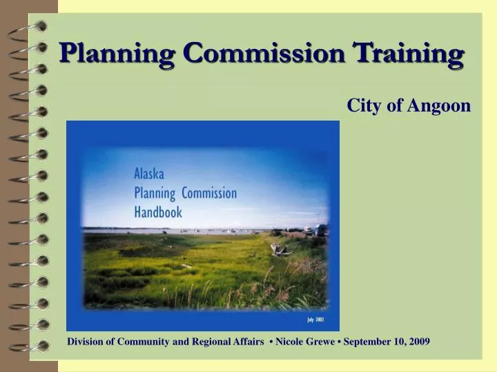 planning commission training